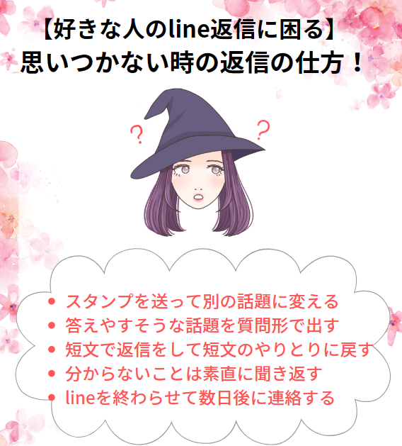 好きな人のline返信に困る時の返信の仕方と友達や男女の違い